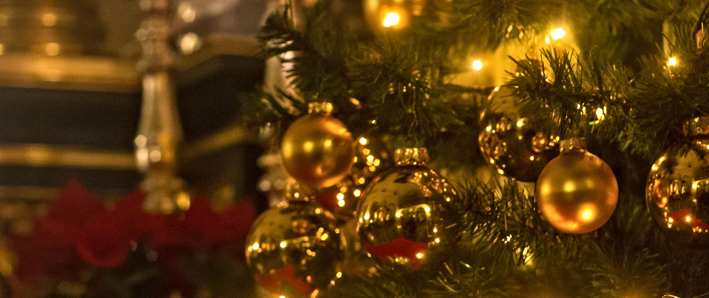 Preparing the Church Sanctuary for Christmas